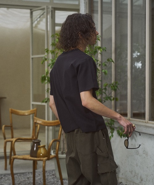CASPER JOHN(キャスパージョン)の「Smooth compact T-shirts/スムースコンパクトTシャツ(Tシャツ/カットソー・メンズ・ブラック/ホワイト/レッド/ライトグリーン/ブルー/グレー・LARGE/MEDIUM/SMALL/X-SMALL)」の18枚目の写真