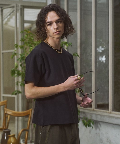 CASPER JOHN(キャスパージョン)の「Smooth compact T-shirts/スムースコンパクトTシャツ(Tシャツ/カットソー・メンズ・ブラック/ホワイト/レッド/ライトグリーン/ブルー/グレー・LARGE/MEDIUM/SMALL/X-SMALL)」の17枚目の写真