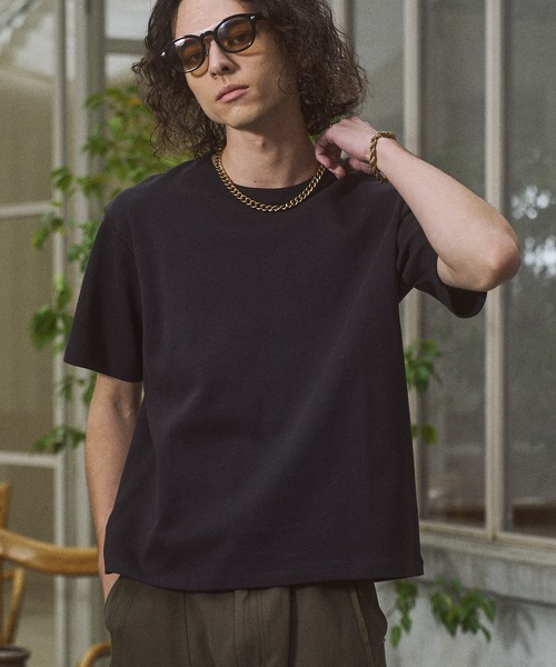 CASPER JOHN(キャスパージョン)の「Smooth compact T-shirts/スムースコンパクトTシャツ(Tシャツ/カットソー・メンズ・ブラック/ホワイト/レッド/ライトグリーン/ブルー/グレー・LARGE/MEDIUM/SMALL/X-SMALL)」の16枚目の写真