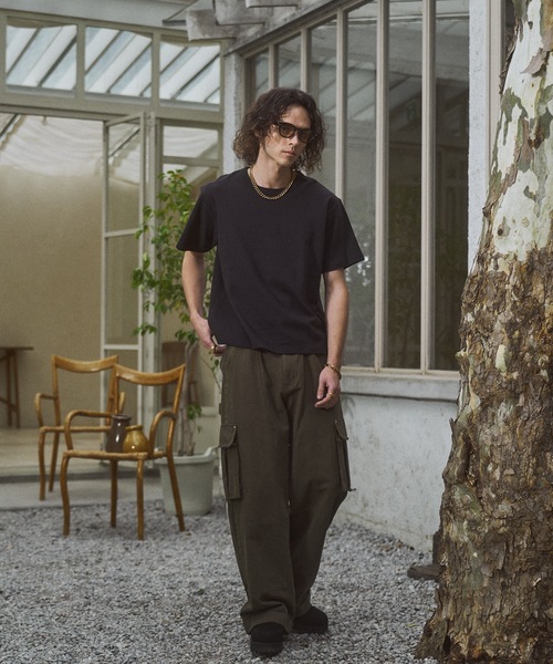 CASPER JOHN(キャスパージョン)の「Smooth compact T-shirts/スムースコンパクトTシャツ(Tシャツ/カットソー・メンズ・ブラック/ホワイト/レッド/ライトグリーン/ブルー/グレー・LARGE/MEDIUM/SMALL/X-SMALL)」の19枚目の写真