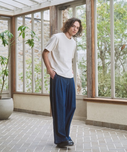 CASPER JOHN(キャスパージョン)の「Smooth compact T-shirts/スムースコンパクトTシャツ(Tシャツ/カットソー・メンズ・ブラック/ホワイト/レッド/ライトグリーン/ブルー/グレー・LARGE/MEDIUM/SMALL/X-SMALL)」の14枚目の写真
