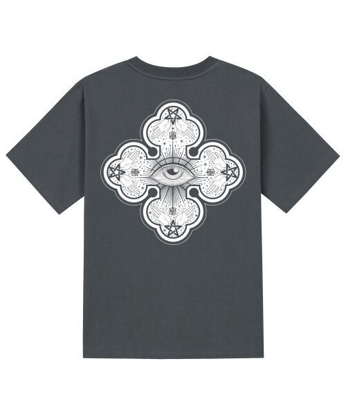KAN6312(カン6312)の「KTG0122 イリュナミティ 半袖Tシャツ - グレー(Tシャツ/カットソー・メンズ・その他・LARGE/MEDIUM/SMALL/X-LARGE)」の1枚目の写真
