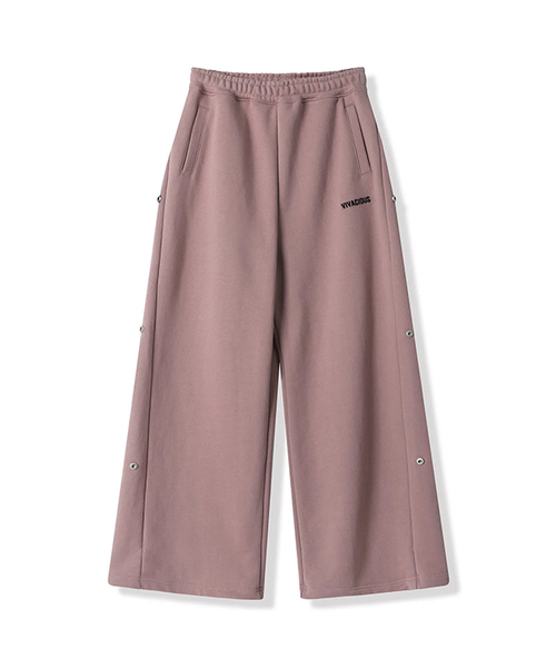 Vivacious(ビバシャス)の「Snap Wide Pants - 3COL(その他パンツ・レディース・ピンク/グレー/ブラック・SMALL/MEDIUM)」の3枚目の写真