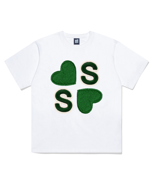 PAGESIISII(ページシシ)の「ラッキーエスプリンティング半袖Tシャツホワイト(Tシャツ/カットソー・レディース・その他・SMALL/MEDIUM/LARGE)」の1枚目の写真