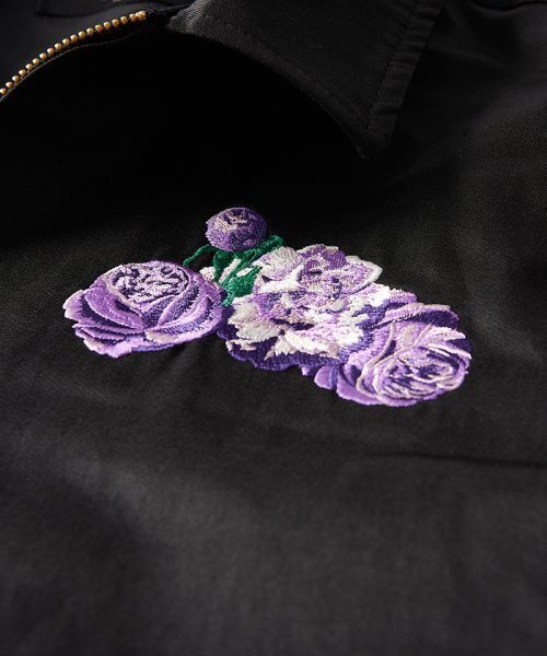 ARTISTWEAR（アーティストウェア）の「[ATW] ユニコーンフラワー刺繍オーバーサイズジャケット（その他アウター・レディース・ブラック・LARGE/X-LARGE）」の6枚目の写真
