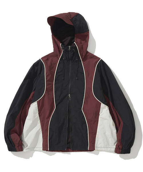 NOT4NERD(ノットフォーナード)の「Colour Block Nylon Windbreaker Jacket - Black(ナイロンジャケット・レディース・その他・SMALL/MEDIUM/LARGE/X-LARGE)」の1枚目の写真