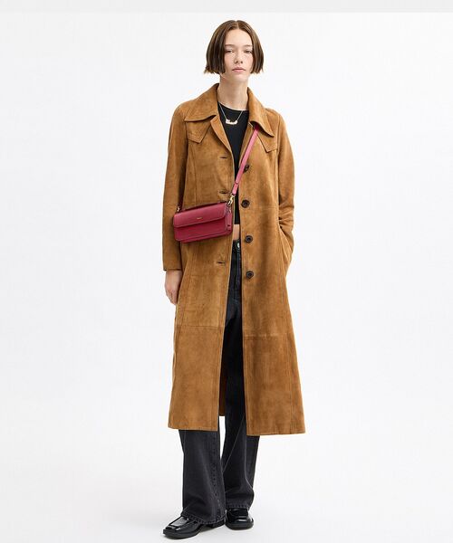 COACH(コーチ)の「エローラ トップ ハンドル クロスボディ バッグ(ショルダーバッグ・レディース・レッド系その他・ONE)」の3枚目の写真