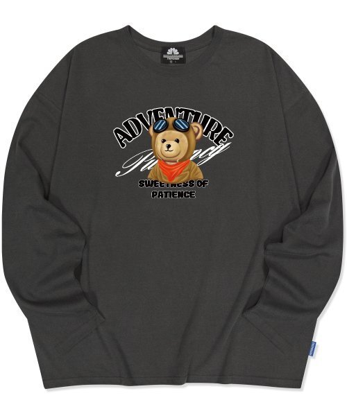 TRIPSHION(トリップション)の「ADVENTURE BEAR GRAPHIC ロングスリーブ - ピグメントブラック(Tシャツ/カットソー・メンズ・その他・LARGE/MEDIUM)」の1枚目の写真