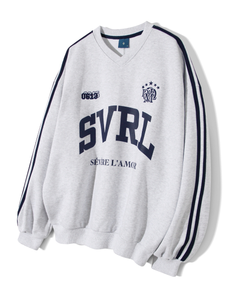 Diamond Layla(ダイアモンドレイラ)の「SVRL Club Vneck Sweatshirt T84 - White Melange(スウェット・レディース・その他・LARGE/X-LARGE/MEDIUM)」の2枚目の写真