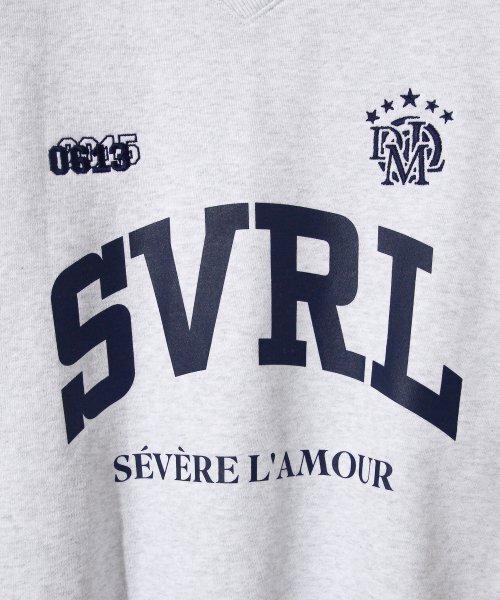 Diamond Layla(ダイアモンドレイラ)の「SVRL Club Vneck Sweatshirt T84 - White Melange(スウェット・レディース・その他・LARGE/X-LARGE/MEDIUM)」の5枚目の写真