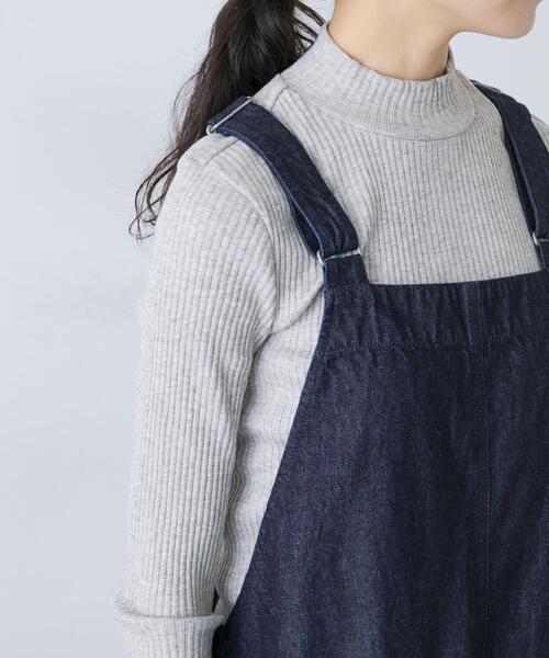 かぐれ（カグレ）の「バッククロスサロペット（サロペット/オーバーオール・レディース・インディゴブルー/ブラック/オフホワイト・FREE）」の20枚目の写真