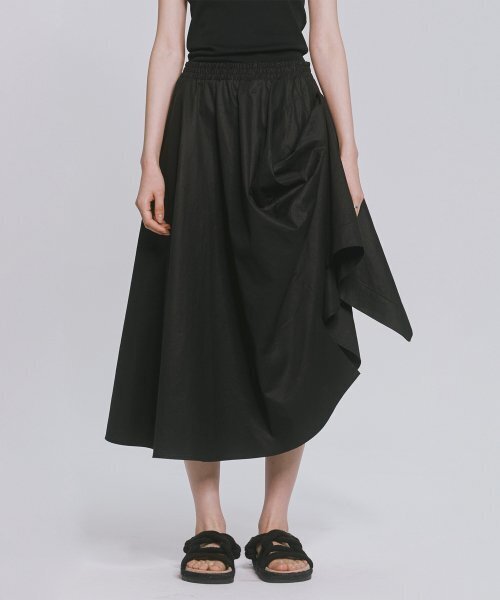 MONOPHOBIA(モノフォビア)の「PUFF FLARED SKIRT BLACK(スカート・レディース・その他・MEDIUM)」の1枚目の写真