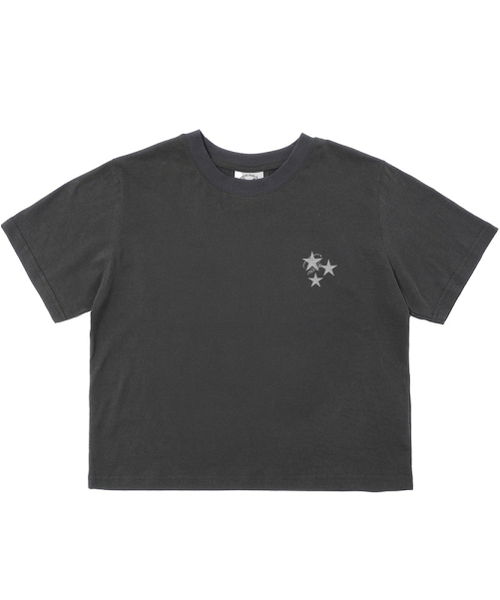 MATCHGLOBE(マッチグローブ)の「スターロゴクロップティー(ダークグレー)(Tシャツ/カットソー・レディース・その他・FREE)」の5枚目の写真