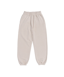 BECANVAS（ビキャンバス）の「BECANVAS PIGMENT DYDE OVERFIT JOGGER SEWATPANTS (SAND BEIGE)（スウェットパンツ）」