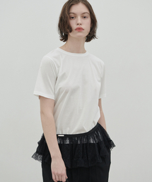 Nevan Silket Metal Tee White