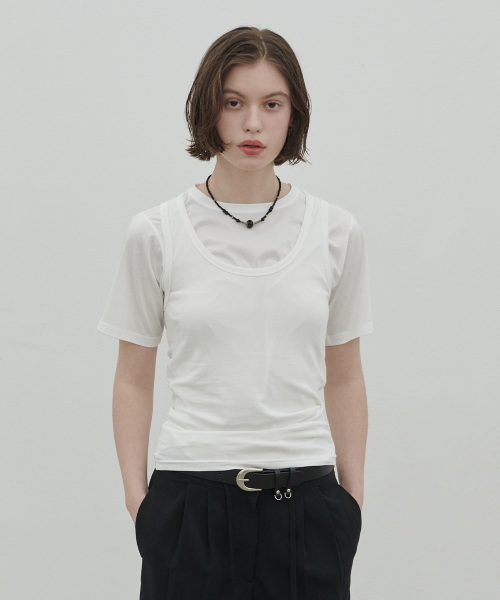 320SHOWROOM(320ショールーム)の「Nevan Silket Metal Tee White(Tシャツ/カットソー・レディース・ホワイト・FREE)」の3枚目の写真