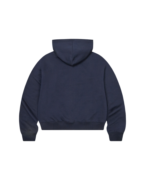 Molly Hoodie Zip Up NAVY（パーカー）｜AMOU（アモウ）のファッション