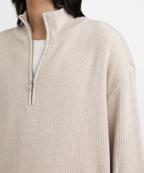 YOUTH(ユース)の「Oversized Half-zip Knit(ニット/セーター・メンズ・その他・MEDIUM/LARGE)」の4枚目の写真