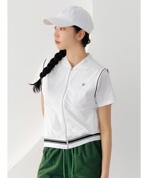 NITINA(ニティナ)の「軽量) サマーウィンドベスト WH(ベスト・レディース・ホワイト・SMALL/MEDIUM)」の1枚目の写真