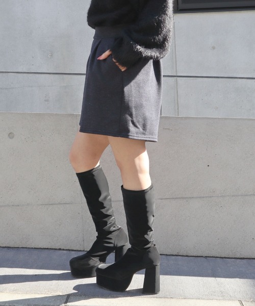 CECIL McBEE（セシルマクビー）の「起毛ショートパンツ（その他パンツ・レディース・ブラック/チャコールグレー/ブラウン・MEDIUM/LARGE）」の18枚目の写真