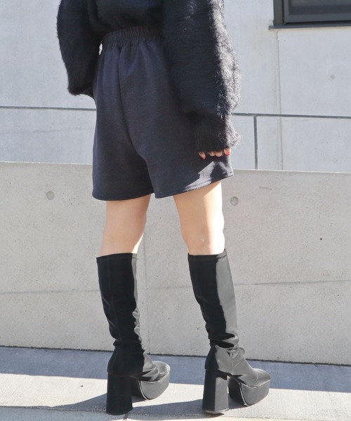 CECIL McBEE（セシルマクビー）の「起毛ショートパンツ（その他パンツ・レディース・ブラック/チャコールグレー/ブラウン・MEDIUM/LARGE）」の19枚目の写真