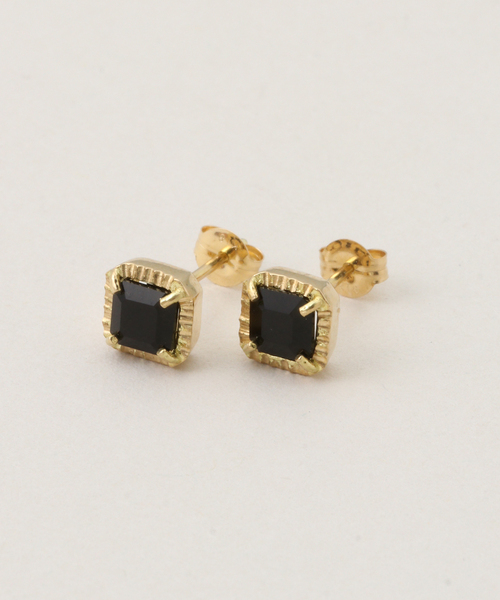 GIGI/ジジ Onyx earrings ピアス(両耳) H10082（ピアス（両耳用