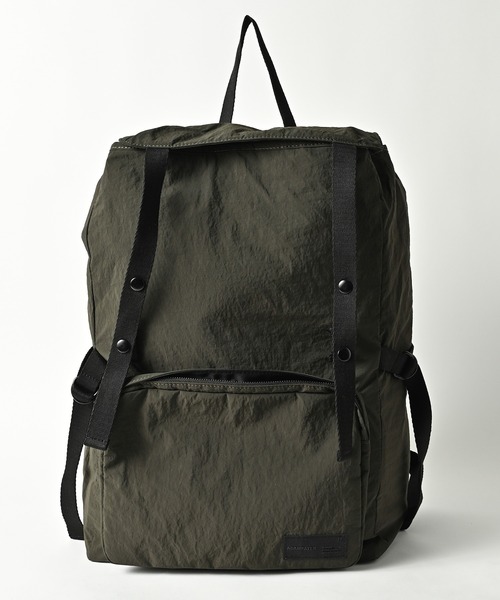 ADAM PATEK(アダムパテック)の「ADAMPATEK/nylon BIG military backpack/ミリタリービッグバックパック(バックパック/リュック・メンズ・ブラック/カーキ・FREE)」の2枚目の写真