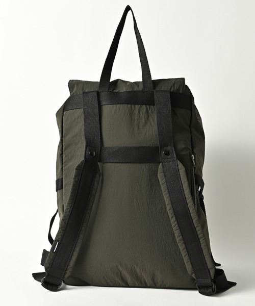 ADAM PATEK(アダムパテック)の「ADAMPATEK/nylon BIG military backpack/ミリタリービッグバックパック(バックパック/リュック・メンズ・ブラック/カーキ・FREE)」の4枚目の写真