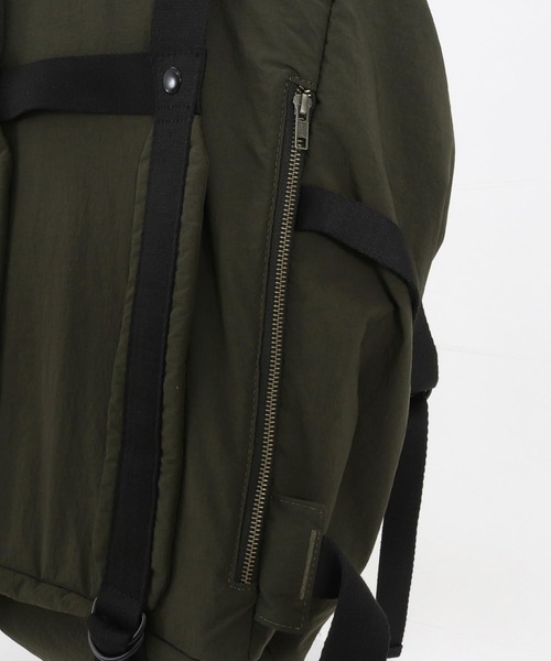 ADAM PATEK(アダムパテック)の「ADAMPATEK/nylon BIG military backpack/ミリタリービッグバックパック(バックパック/リュック・メンズ・ブラック/カーキ・FREE)」の14枚目の写真