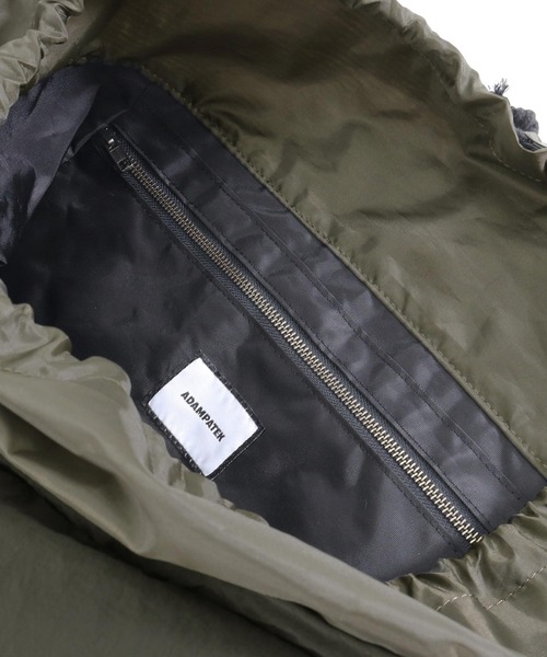 ADAM PATEK(アダムパテック)の「ADAMPATEK/nylon BIG military backpack/ミリタリービッグバックパック(バックパック/リュック・メンズ・ブラック/カーキ・FREE)」の15枚目の写真
