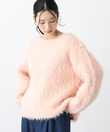 studio CLIP | 《natural by clip》3ゲージウール混起毛プルオーバー(ニット/セーター)