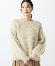 studio CLIP | 《natural by clip》3ゲージウール混起毛プルオーバー(ニット/セーター)