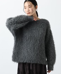 studio CLIP | 《natural by clip》3ゲージウール混起毛プルオーバー(ニット/セーター)