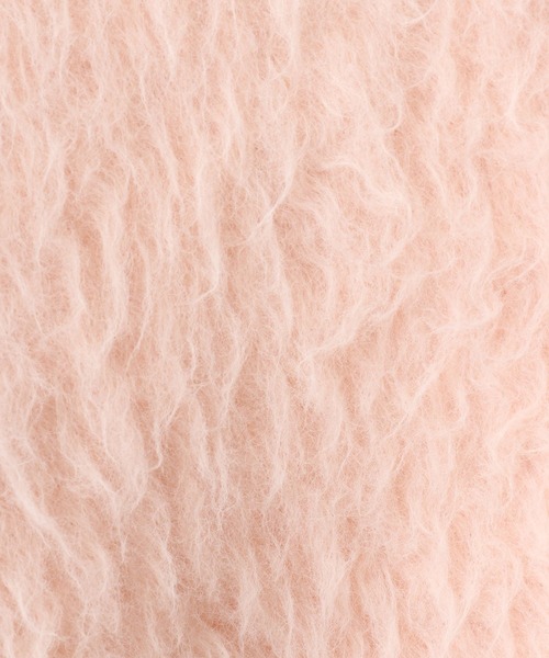 studio CLIP（スタディオクリップ）の「《natural by clip》3ゲージウール混起毛プルオーバー（ニット/セーター・レディース・チャコール/ピンク/ライトベージュ・FREE）」の13枚目の写真