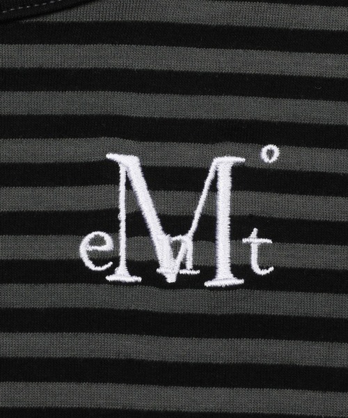 MUCENT（ムセント）の「MUCENT／ＵネックボーダーロングスリーブT（Tシャツ/カットソー・レディース・ベージュ/チャコール/ホワイト・FREE）」の11枚目の写真