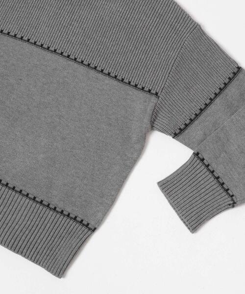 ITEMS URBANRESEARCH（アイテムズ アーバンリサーチ）の「ハイネックステッチニット（ニット/セーター・レディース・グリーン系その他/ホワイト系その他/グレー・FREE）」の17枚目の写真