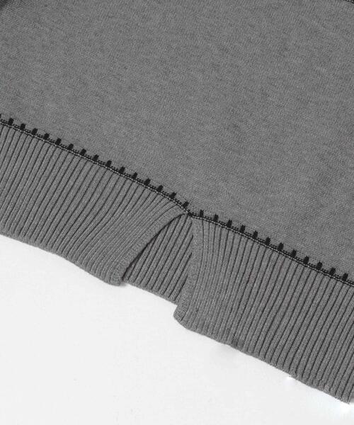 ITEMS URBANRESEARCH（アイテムズ アーバンリサーチ）の「ハイネックステッチニット（ニット/セーター・レディース・グリーン系その他/ホワイト系その他/グレー・FREE）」の19枚目の写真