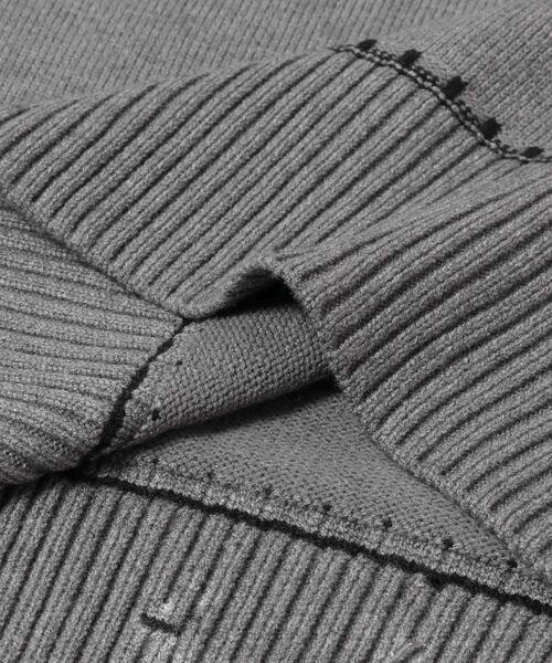 ITEMS URBANRESEARCH（アイテムズ アーバンリサーチ）の「ハイネックステッチニット（ニット/セーター・レディース・グリーン系その他/ホワイト系その他/グレー・FREE）」の20枚目の写真