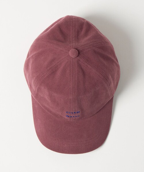 CITEN(シテン)の「<CITEN>ロゴシシュウキャップ(キャップ・レディース・ブラック/ケリーグリーン/ワイン・FREE)」の7枚目の写真