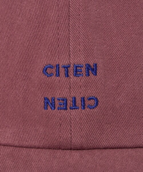 CITEN(シテン)の「<CITEN>ロゴシシュウキャップ(キャップ・レディース・ブラック/ケリーグリーン/ワイン・FREE)」の9枚目の写真