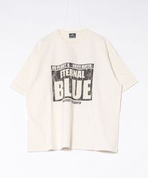 KRIFF MAYER（クリフメイヤー）の「やわらかヘビー天竺T(BLUE)（Tシャツ/カットソー）」