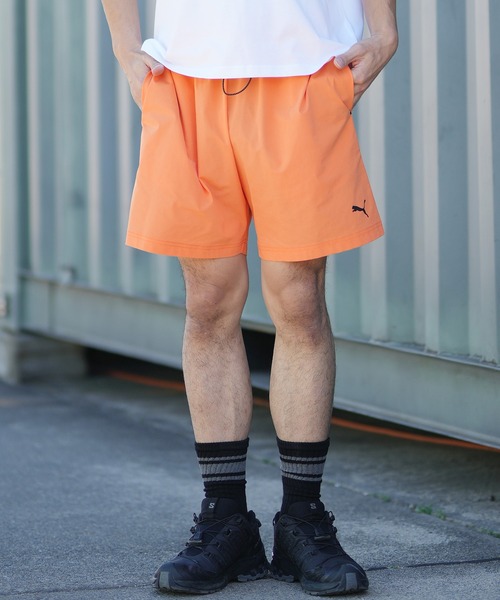 PUMA(プーマ)の「PUMA/プーマ ハーフパンツ ショートパンツ ロゴ ワンポイント UVカット 軽量 速乾 693747(その他パンツ・メンズ・オリーブ/コーラル/ブラック・XL/L/M)」の12枚目の写真