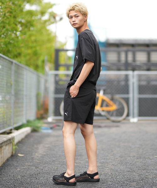 PUMA(プーマ)の「PUMA/プーマ ハーフパンツ ショートパンツ ロゴ ワンポイント UVカット 軽量 速乾 693747(その他パンツ・メンズ・オリーブ/コーラル/ブラック・XL/L/M)」の18枚目の写真