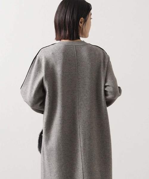 セール】ライン配色ミラノリブワンピース（ワンピース）｜Gready