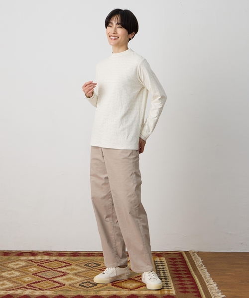 DECOY SINCE 1981(デコイシンスイチキュウハチイチ)の「ドット柄カットプルオーバー(Tシャツ/カットソー・レディース・アイボリー/ネイビー・M/L/LL)」の7枚目の写真