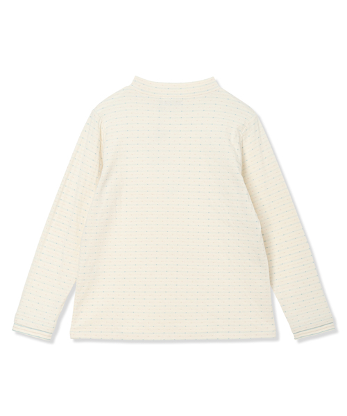 DECOY SINCE 1981(デコイシンスイチキュウハチイチ)の「ドット柄カットプルオーバー(Tシャツ/カットソー・レディース・アイボリー/ネイビー・M/L/LL)」の13枚目の写真