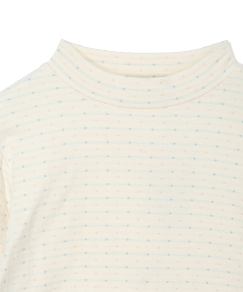 DECOY SINCE 1981(デコイシンスイチキュウハチイチ)の「ドット柄カットプルオーバー(Tシャツ/カットソー・レディース・アイボリー/ネイビー・M/L/LL)」の14枚目の写真