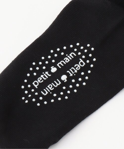 petit main（プティマイン）の「フリルソックス（ソックス/靴下・キッズ・ブラック/オフホワイト・L/M/S）」の4枚目の写真