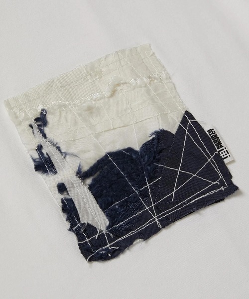REBIRTH PROJECT（リバースプロジェクト）の「【REBIRTH PROJECT】AIRBACK Handmade Patchwork Tee（WHT/XL-1）（Tシャツ/カットソー・メンズ・ホワイト・X-LARGE）」の2枚目の写真