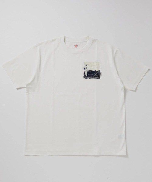 REBIRTH PROJECT（リバースプロジェクト）の「【REBIRTH PROJECT】AIRBACK Handmade Patchwork Tee（WHT/XL-1）（Tシャツ/カットソー・メンズ・ホワイト・X-LARGE）」の3枚目の写真